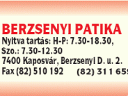 Berzsenyi Patika