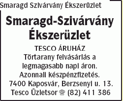   - Smaragd Szivárvány Ékszerüzlet