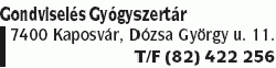   - Gondviselés Gyógyszertár