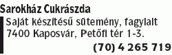   - Sarokház Cukrászda